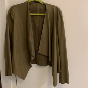 NWT BRAND NEW ZARA OLIVE/ HUNTER GREEN JACKET